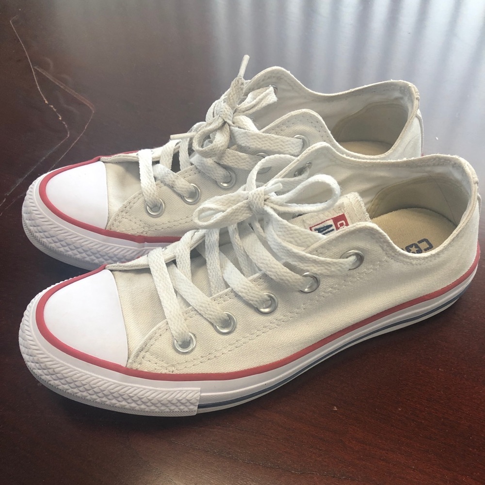 White Low Top Converse